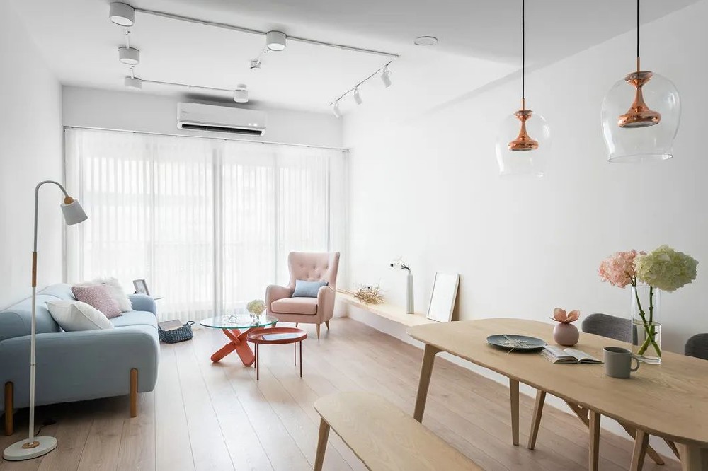 建面61㎡北歐風(fēng)，宛如冰激凌世界